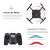 Goolsky FQ17W Mini RC Quadcopter Foldable Drone with WiFi FPV Camera Live Video Altitude Hold&3D Flips&Gravity Sensor Phone Control or Remote Controller